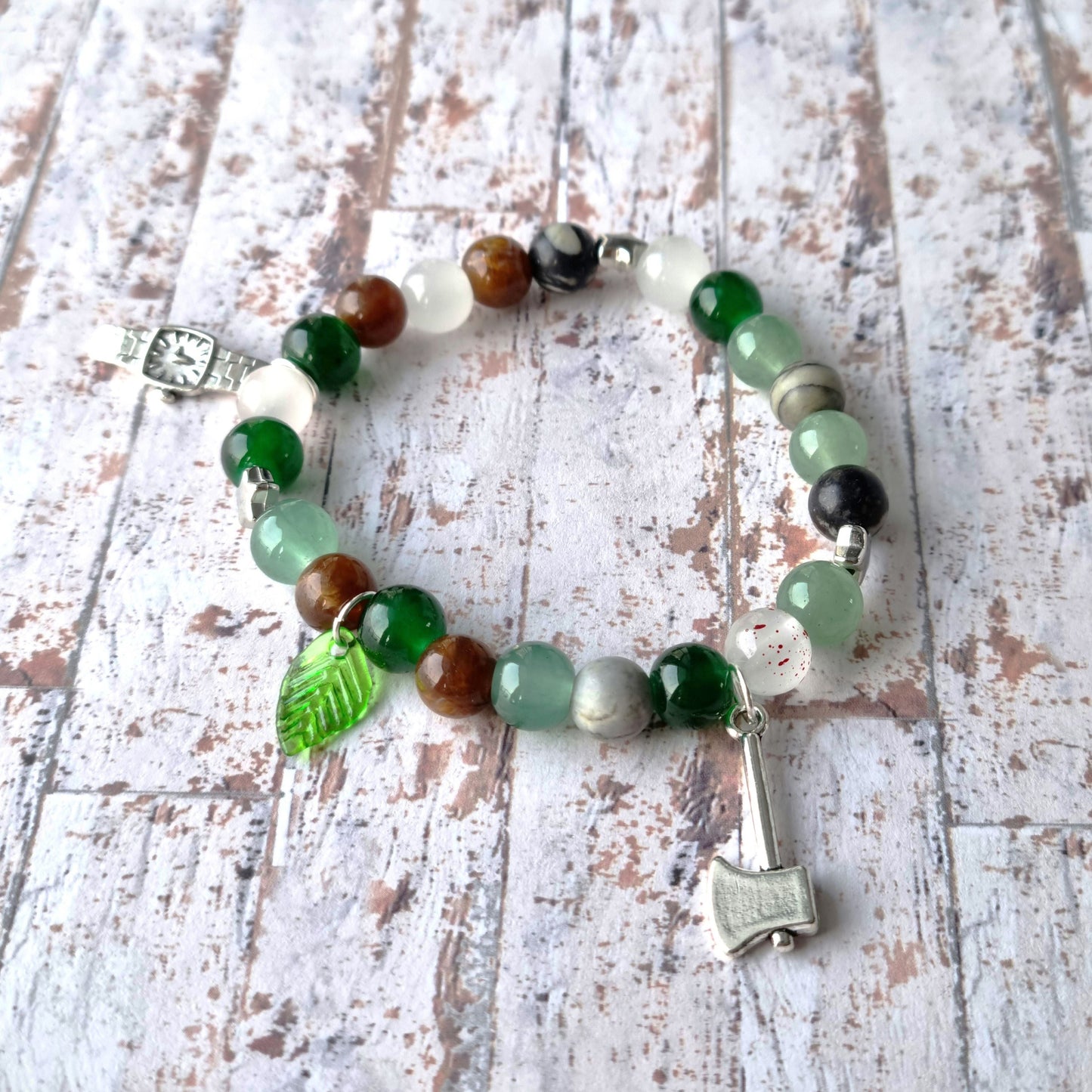 Joel The Last Of Us TLOU Inspired Bracelet with watch and axe