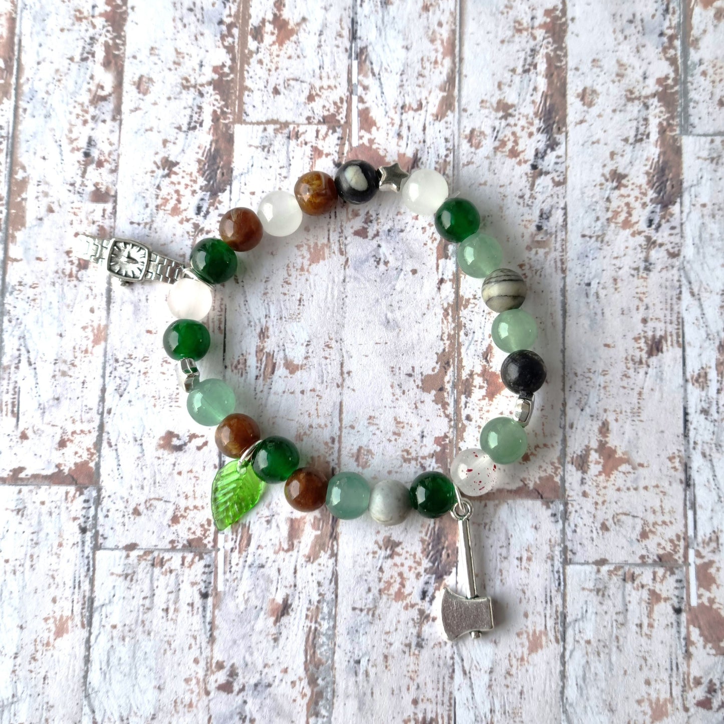 Joel The Last Of Us TLOU Inspired Bracelet with watch and axe