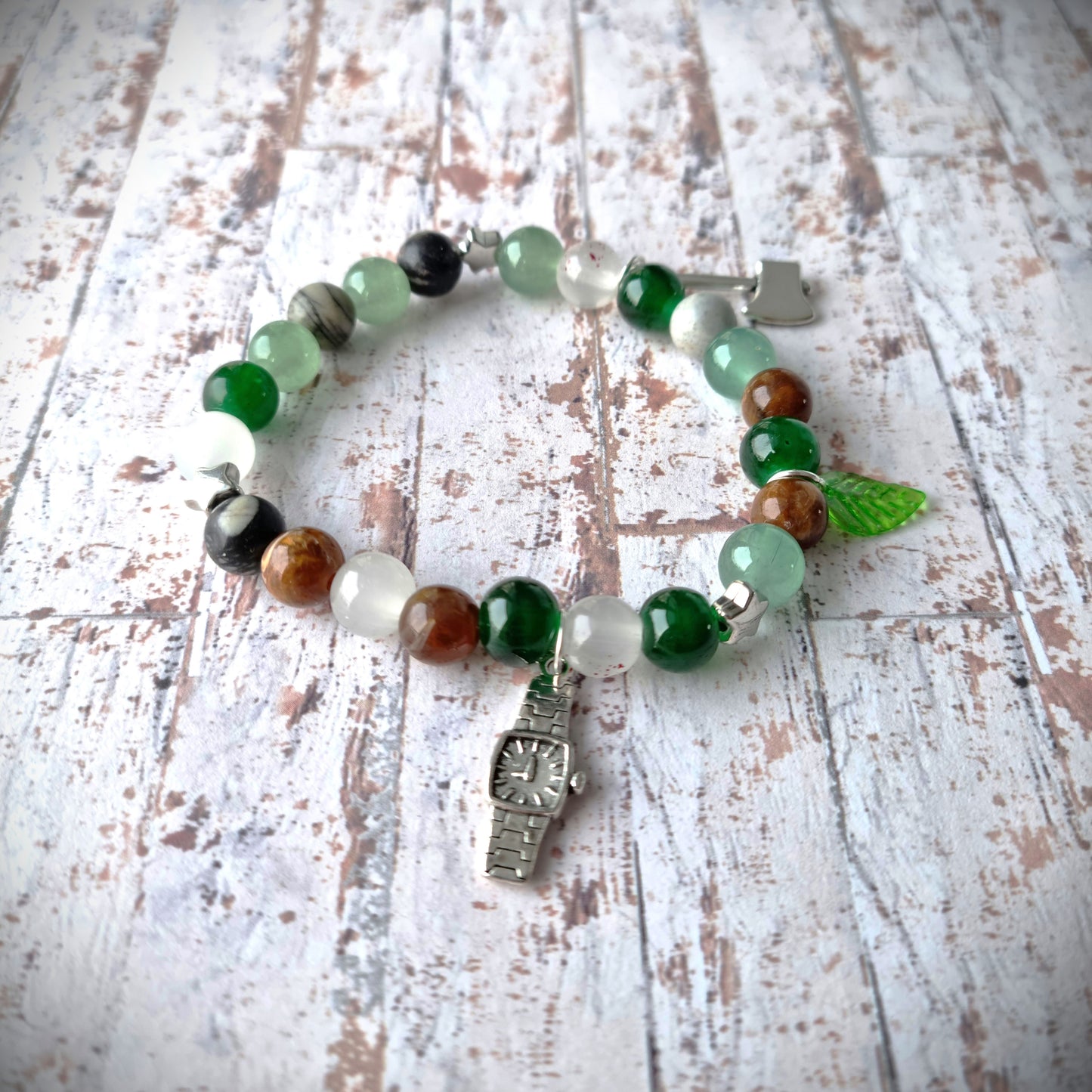Joel The Last Of Us TLOU Inspired Bracelet with watch and axe