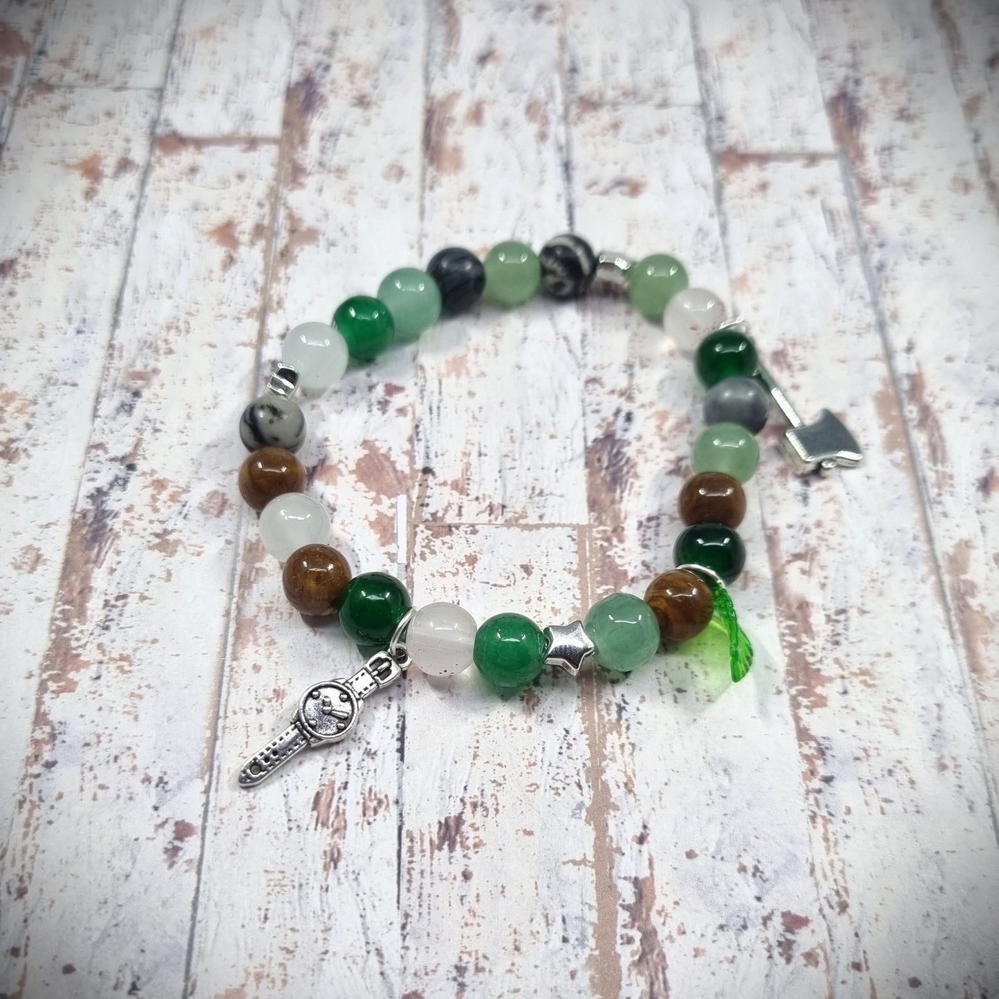 Joel The Last Of Us TLOU Inspired Bracelet with watch and axe