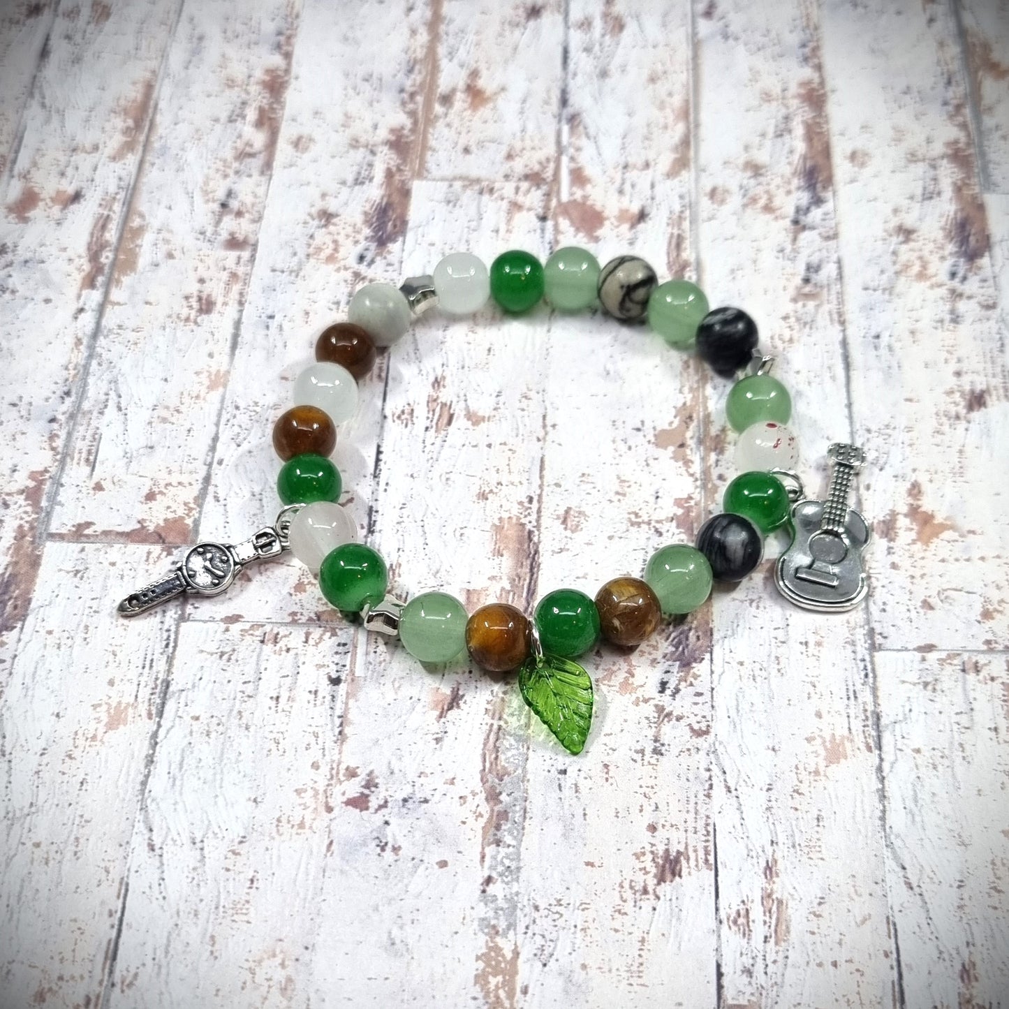 Joel The Last Of Us TLOU Inspired Bracelet with watch and guitar