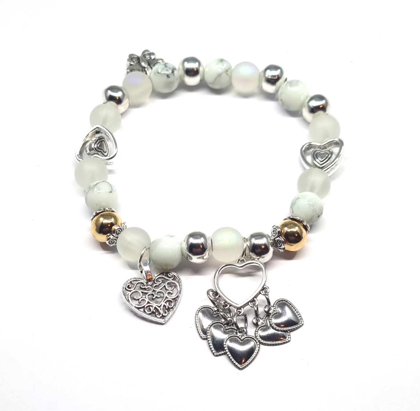 Elegant Hearts Bracelet