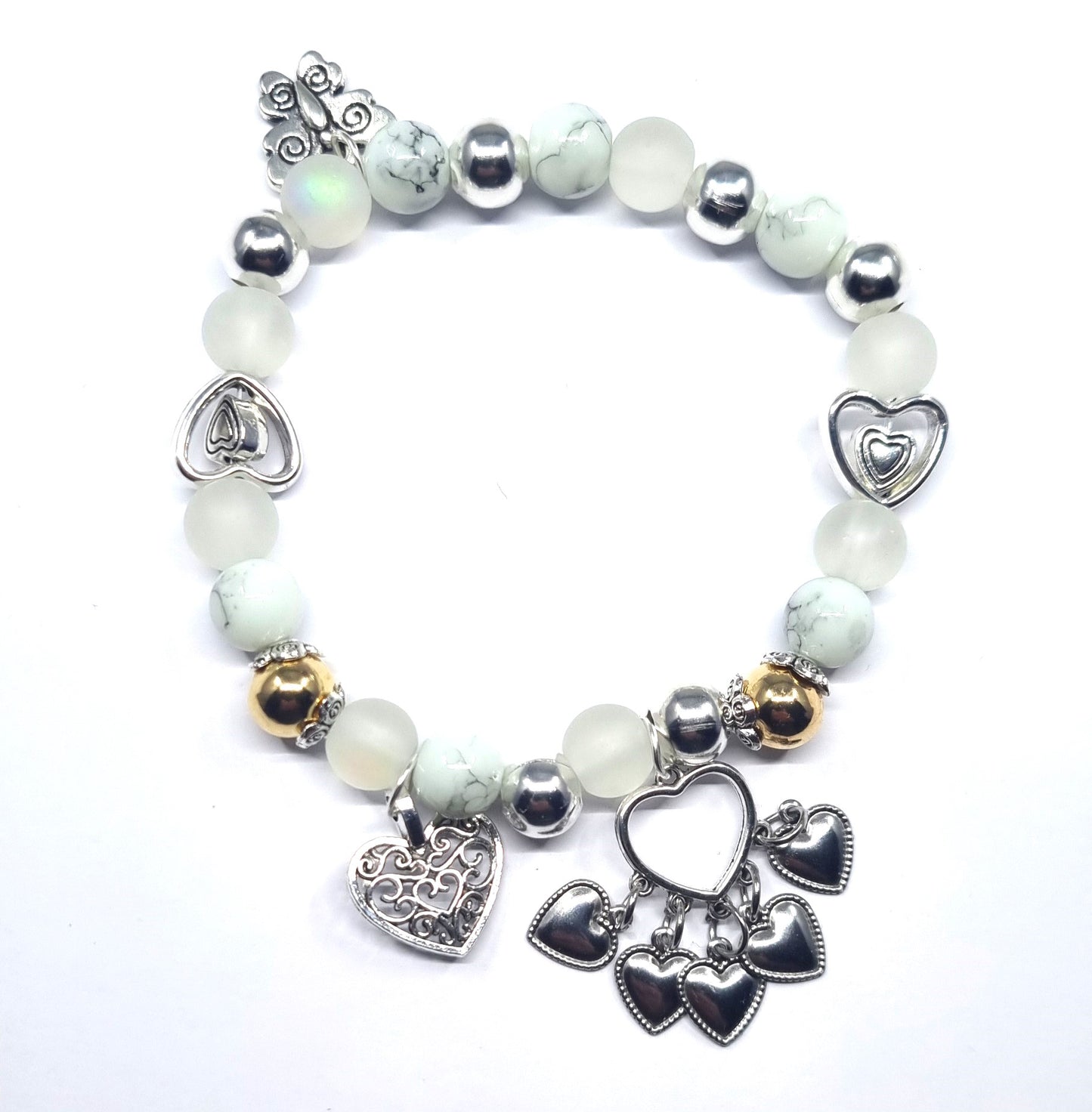 Elegant Hearts Bracelet