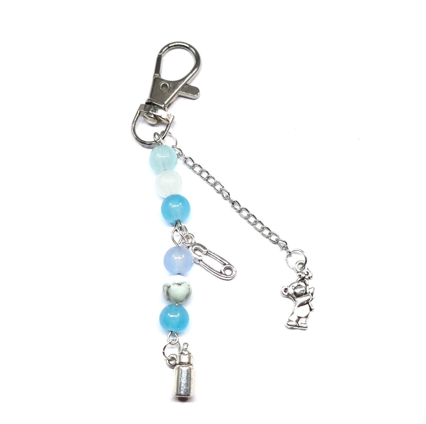 New Baby Boy Keyring