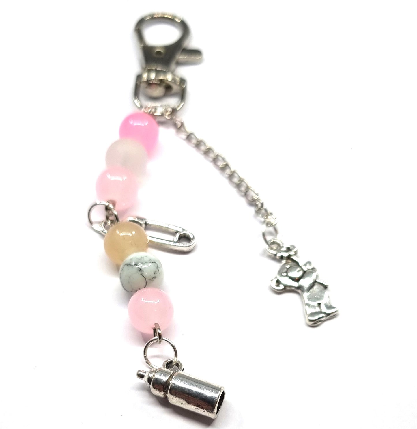 New Baby Girl Keyring
