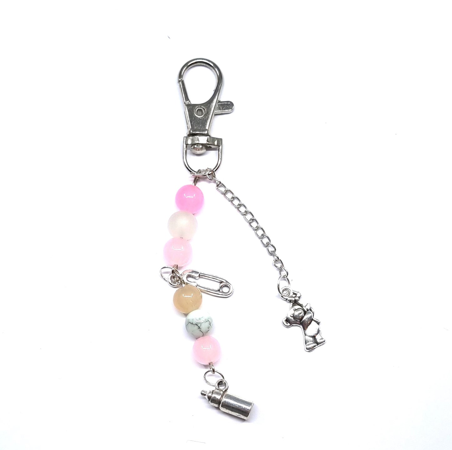 New Baby Girl Keyring