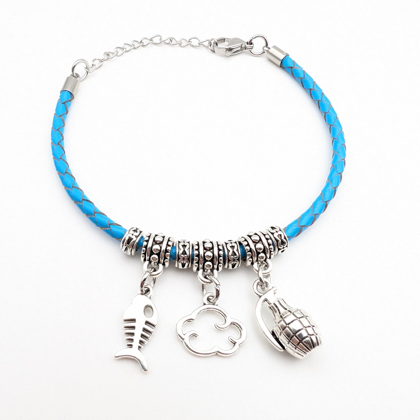 Jinx Arcane Inspired Braided Leather Bracelet