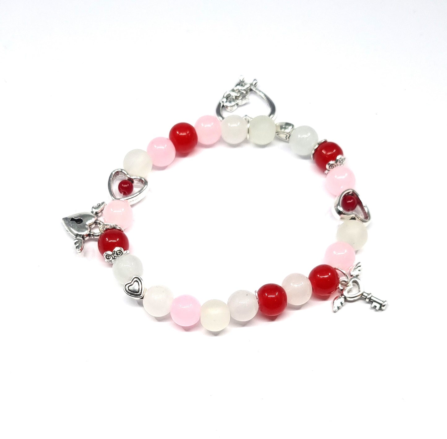 Cupid Love Heart Valentine Bracelet