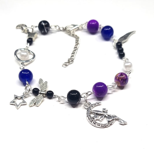 Galaxy Fairy Chain Link Bracelet